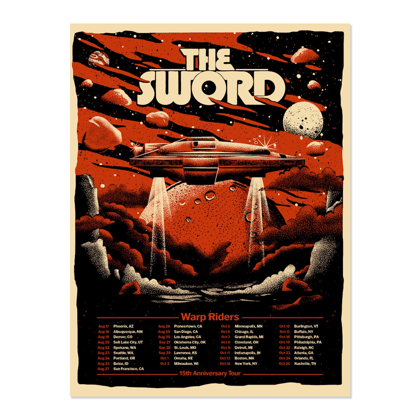 U.S. Tour 2025 Screenprinted Poster